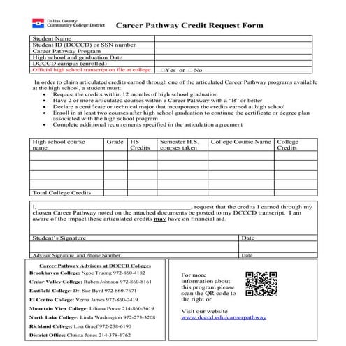 Career Pathway Quick Reference Guide | PDF