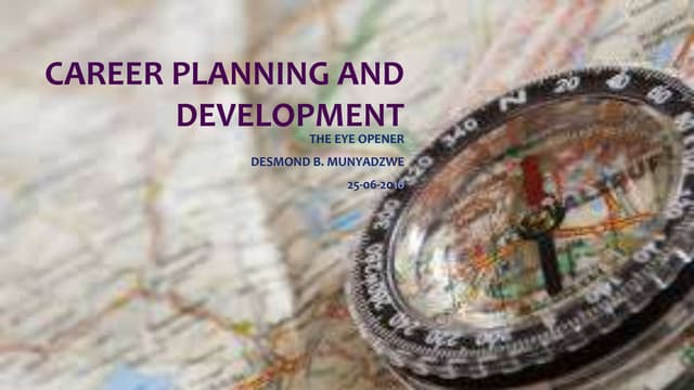 Career planning and development