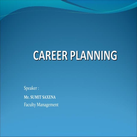 Career planning presentation 120627053140-phpapp01