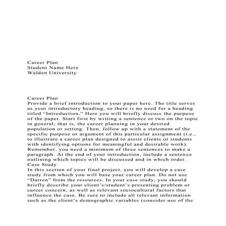 The Individual Development Plan for Postdoctoral Professional ...
