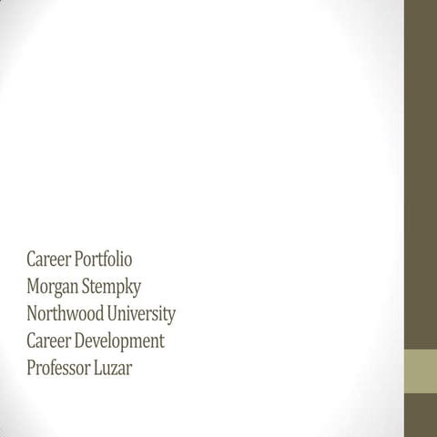 Morgan Stempky Career portfolio