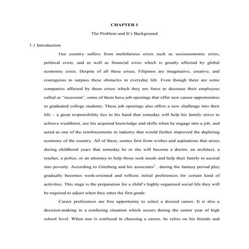 Career preferences final edit