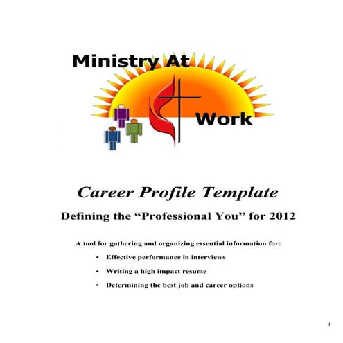 Career Profile 2012