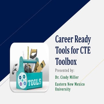 Career Ready Tools for CTE Toolbox
