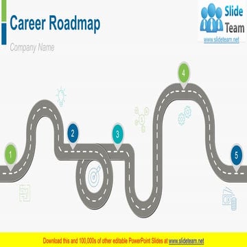 Career Roadmap PowerPoint Presentation Slides 