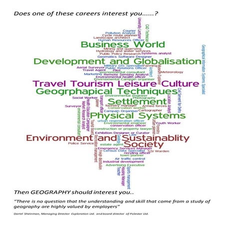 Careers in Geography