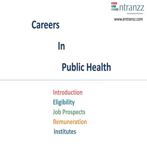 Careers in public health