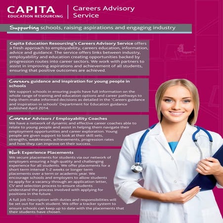 Careers Advisory Service for Secondary Schools