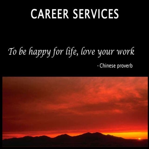 Career services for affirmation