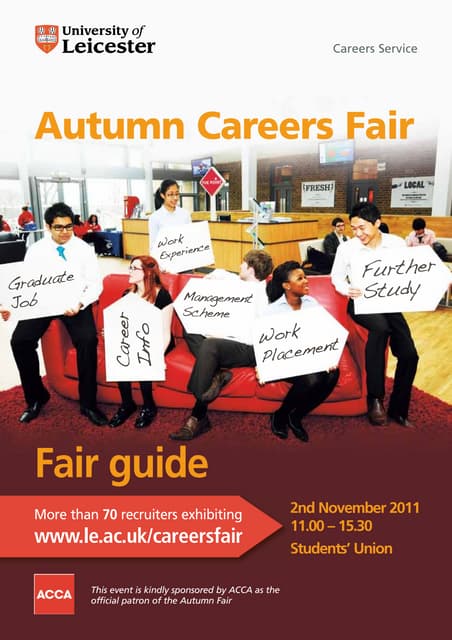 Autumn Careers Fair 2011 Guide 