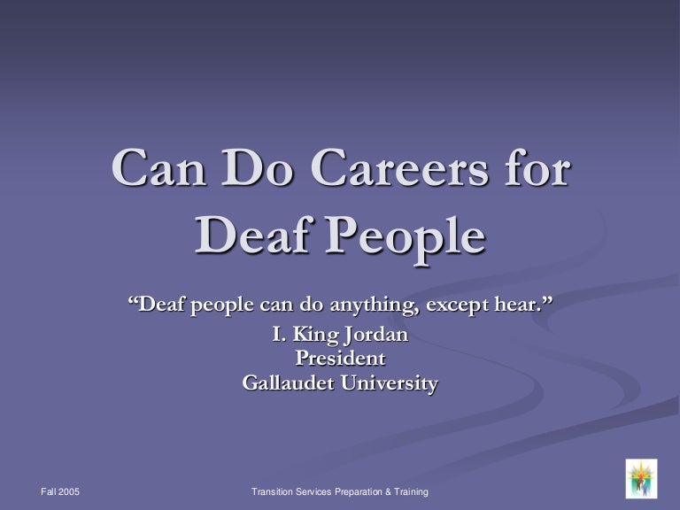 deaf careers