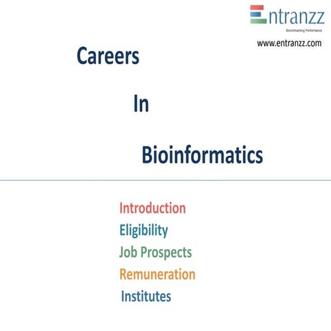 Careers in bioinformatics