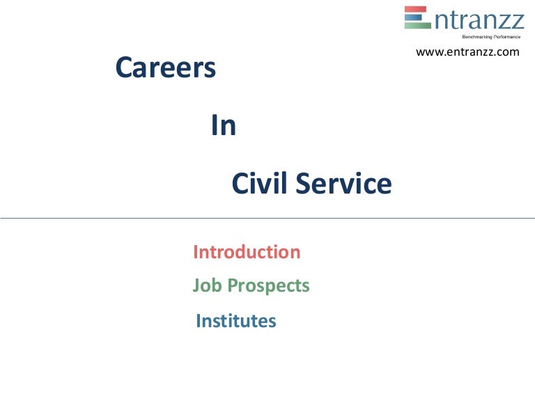 Careers in civil service