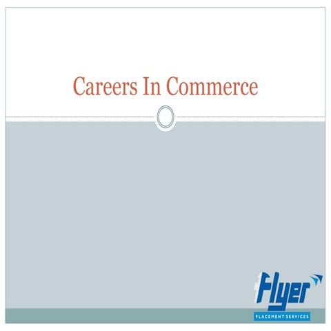 Careers in commerce
