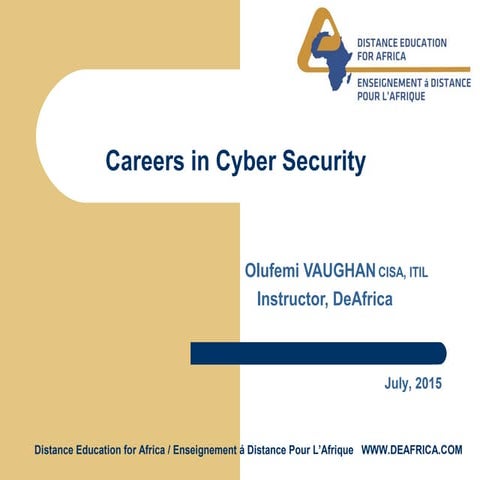 Careers in cyber security