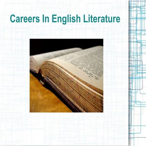 Careers In English Literature