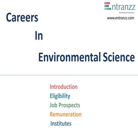 Careers in environmental science