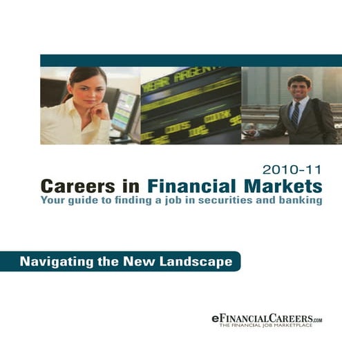 Career Guide in Financial Markets