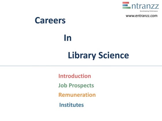 Career in Library Science | PPT