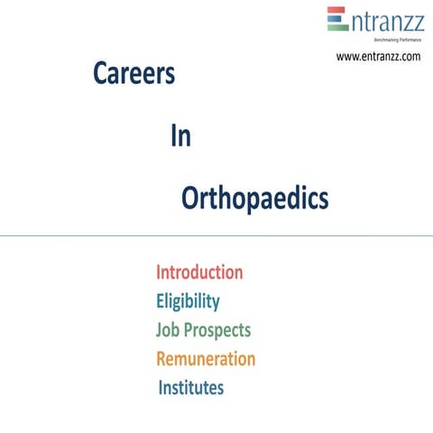 Careers in orthopaedics | PDF