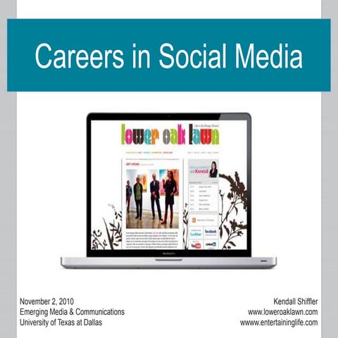 Careers in Social Media