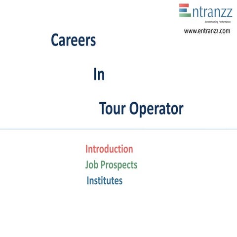 Careers in tour operator