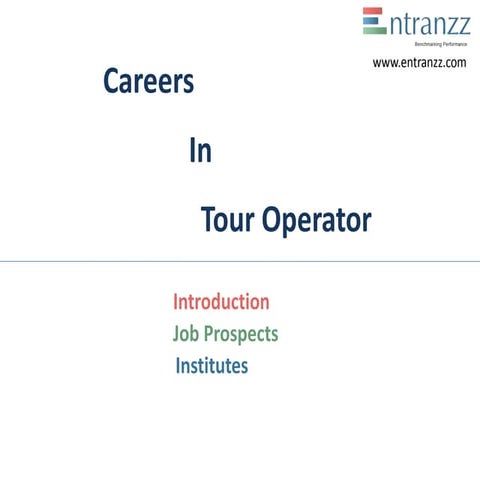 Careers in tour operator