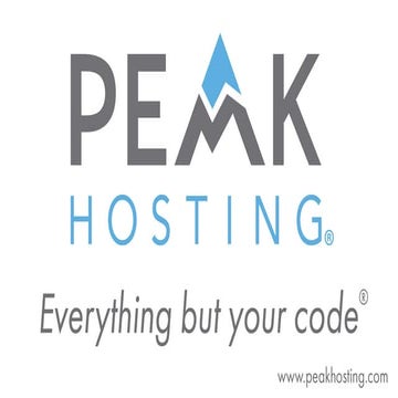 Peak Hosting Differentiators Slides