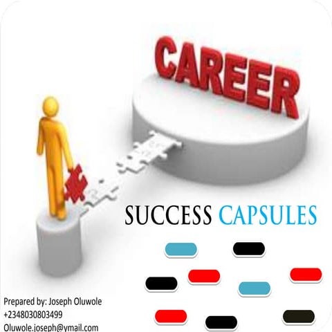 Career success capsules