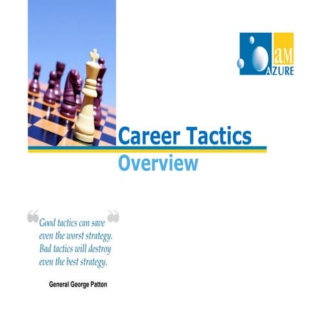 Career Tactics: An Overview & Technical Supplement | PDF