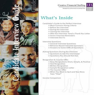 Career Transition Packet Cfs