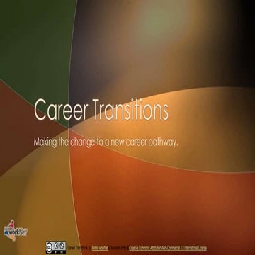 Career Transition Webinar on September 2nd