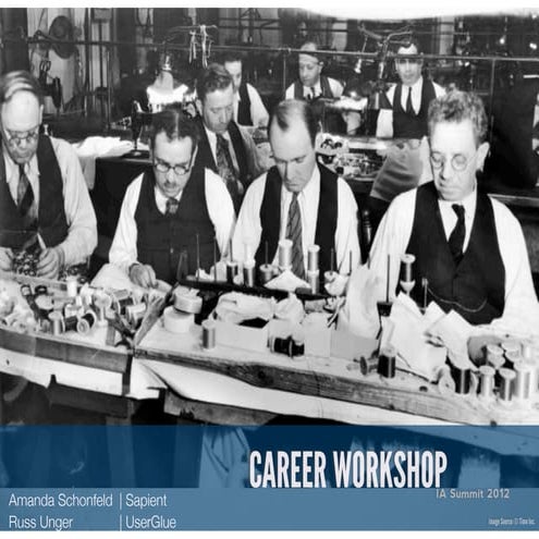 Career Workshop - IA Summit 12