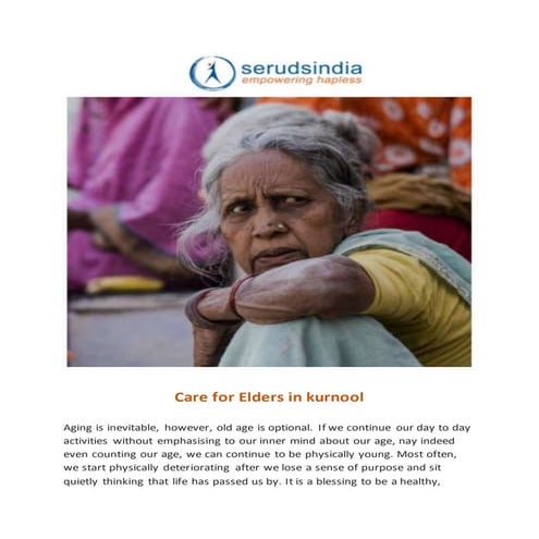 Aging with Dignity: The Importance of Quality Elderly Care | PDF