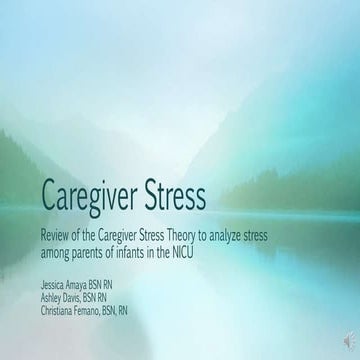 Caregiver stress