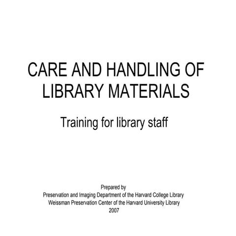 Carehandlingtraining