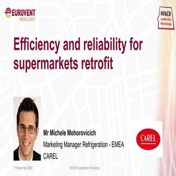 Efficiency and reliability for supermarket retrofit 