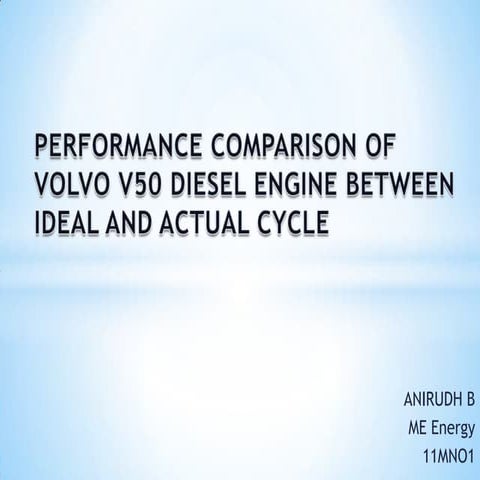 Car engine   performancecomparison