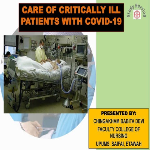 Care of critically ill patient with Covid-19