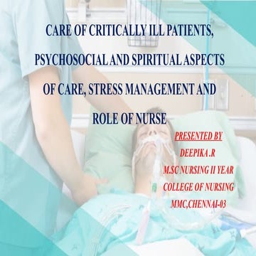 care of critically ill patient.pptx Deepika