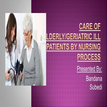 Care of elderly ill people