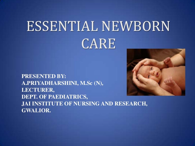 essential-care-of-newborn