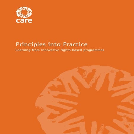 Principles into Practice Learning from Innovative Rights-Based ...
