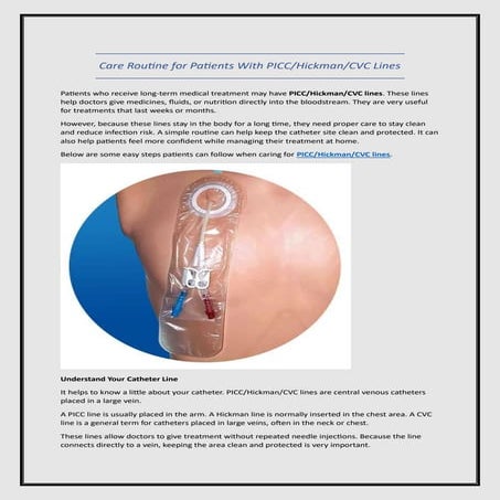 Care Routine for Patients With PICC Hickman CVC Lines.pdf