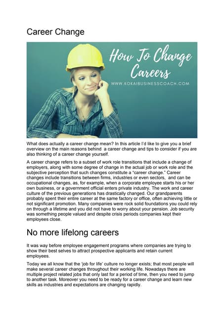 How to choose right career path | PPTX | Career Advice | Careers