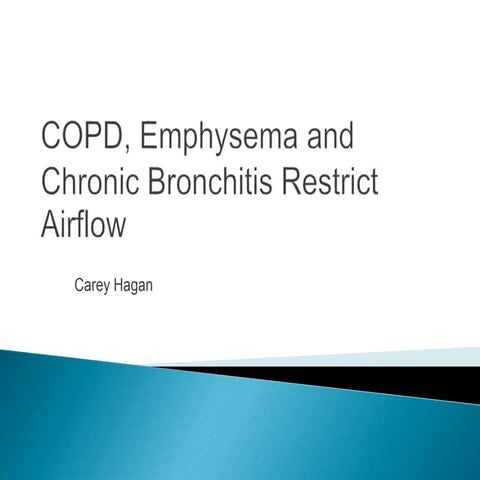 COPD, Emphysema and Chronic Bronchitis Restrict Airflow | PPTX