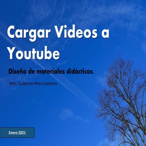 Cargar de videos youtube