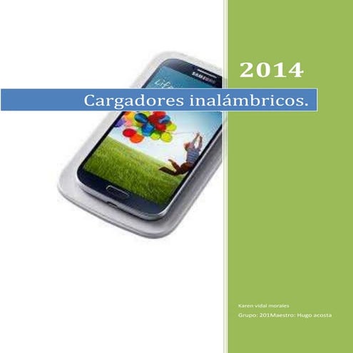 Cargadores inalambricos