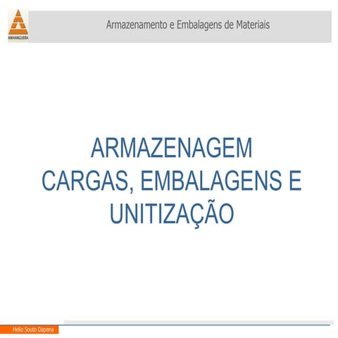 Cargas Embalagens e Unitização