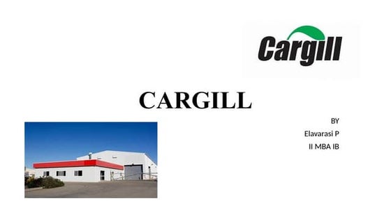 A summary of cargill's history | PDF